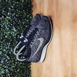Nike Flyknit Racer Running Shoes | Size: 4 (Mens) Size: 5.5 (Womens) | Black